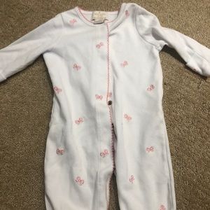 EUC 6 mo Kate spade pink bow pajamas